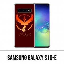 Coque Samsung Galaxy S10e - Pokémon Go Team Rouge Grunge