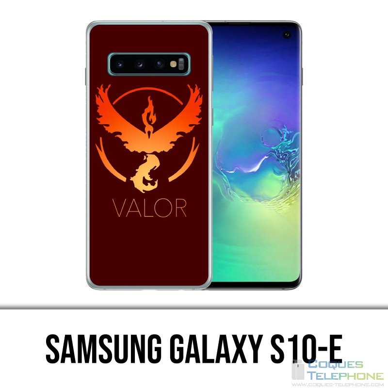 Carcasa Samsung Galaxy S10e - Pokemon Go Team Rojo Grunge