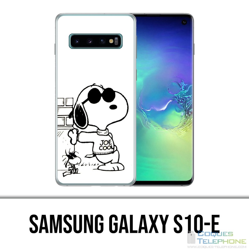 Coque Samsung Galaxy S10e - Snoopy Noir Blanc