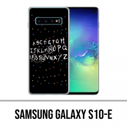 Samsung Galaxy S10e Hülle - Stranger Things Alphabet