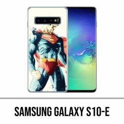 Samsung Galaxy S10e Hülle - Superman Paintart