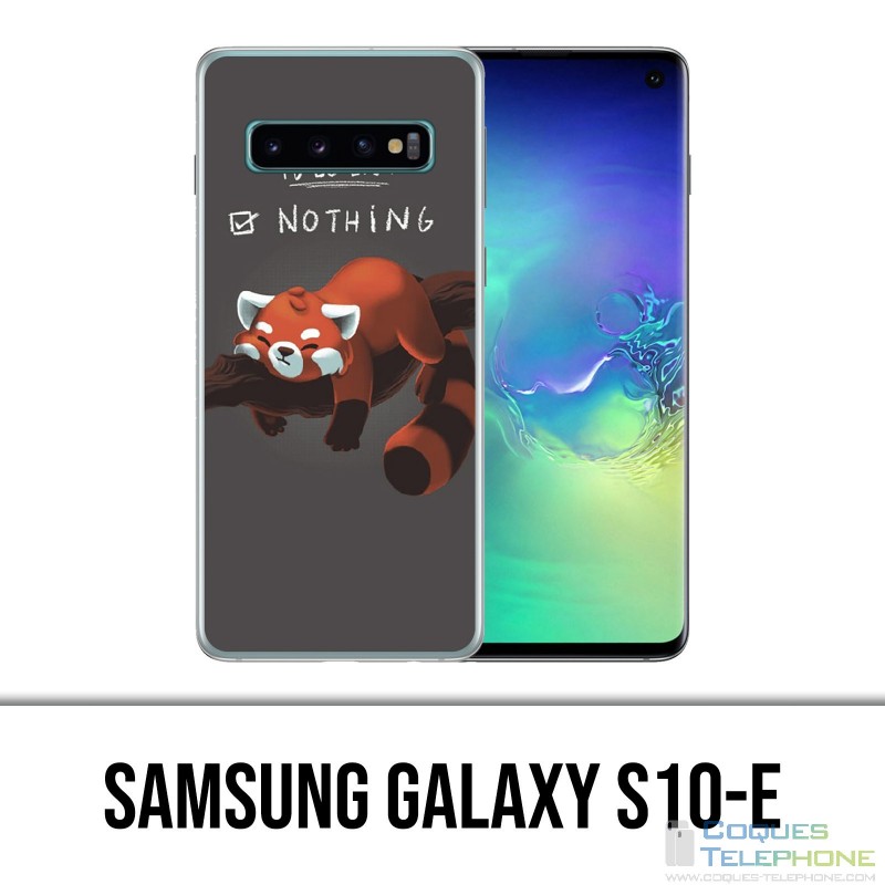 Coque Samsung Galaxy S10e - To Do List Panda Roux