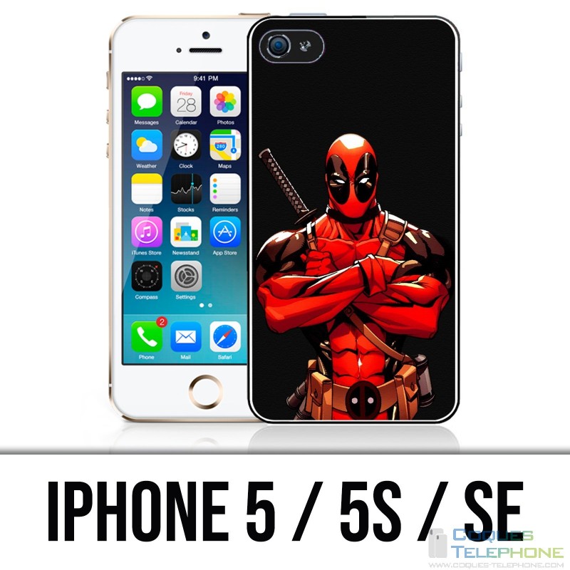 Coque iPhone 5 / 5S / SE - Deadpool Bd