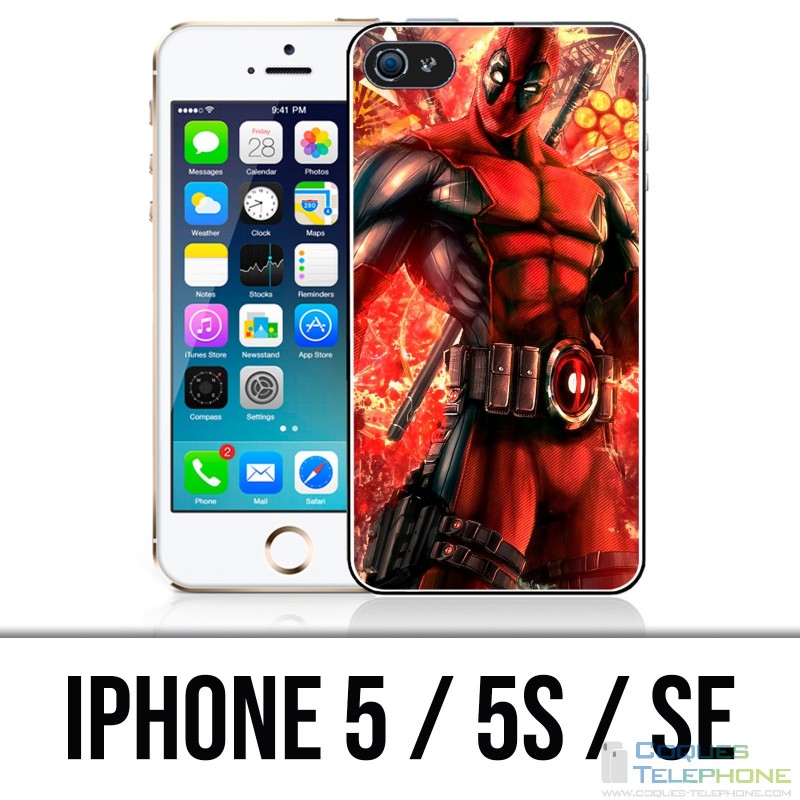 Coque iPhone 5 / 5S / SE - Deadpool Comic