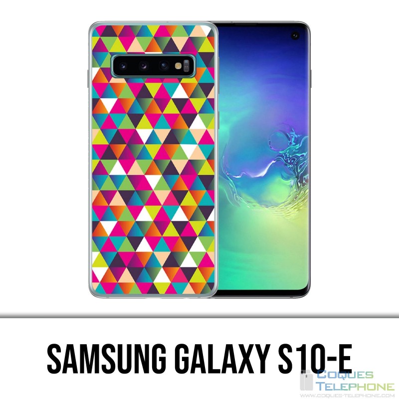 Coque Samsung Galaxy S10e - Triangle Multicolore