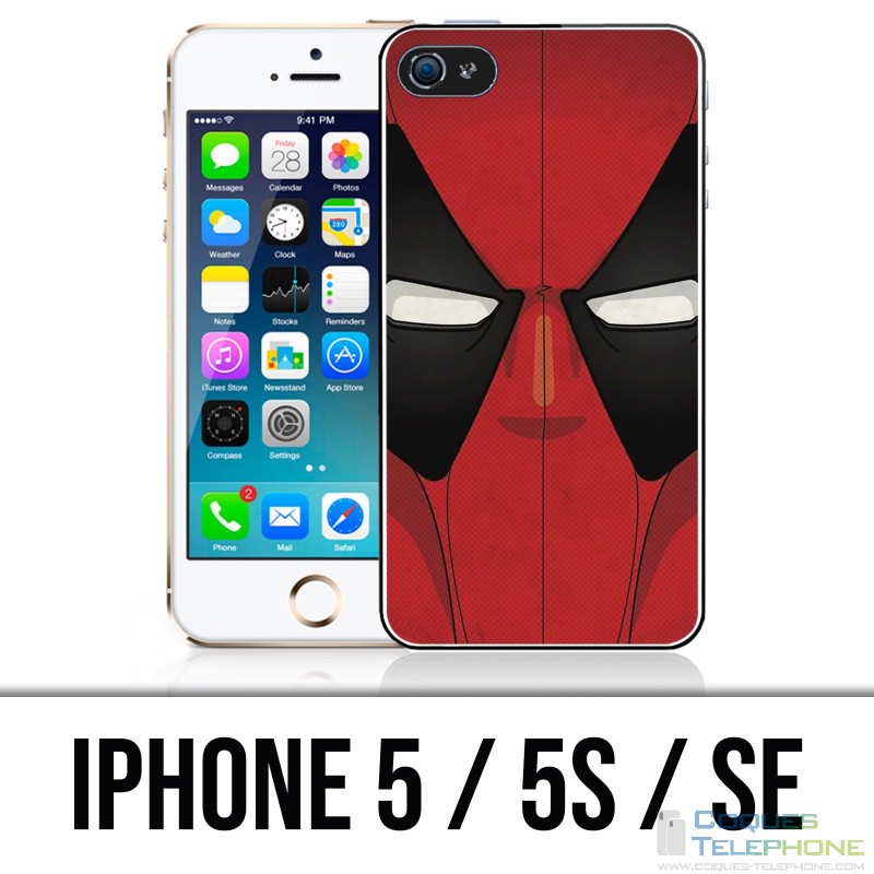 Coque iPhone 5 / 5S / SE - Deadpool Masque