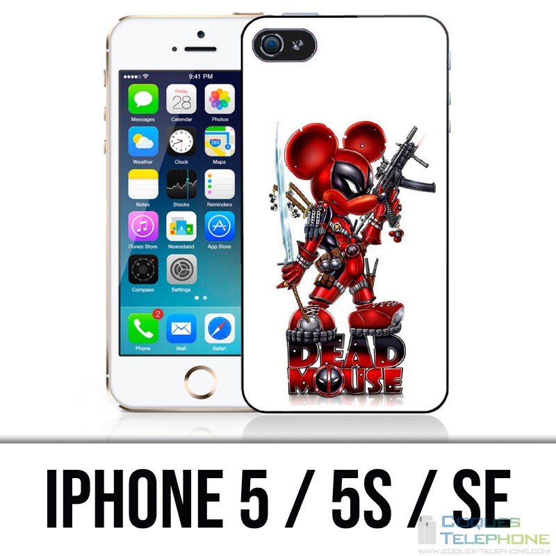 Coque iPhone 5 / 5S / SE - Deadpool Mickey