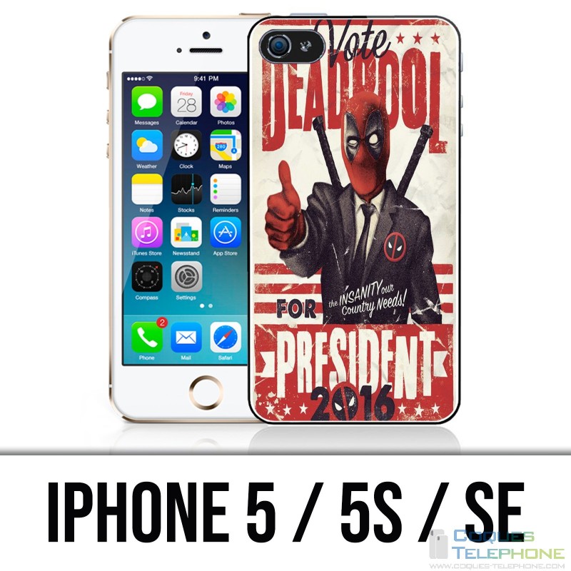 Funda para iPhone 5 / 5S / SE - Deadpool President