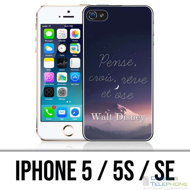 Custodia per iPhone 5 / 5S / SE - Citazione Disney Think Think Reve