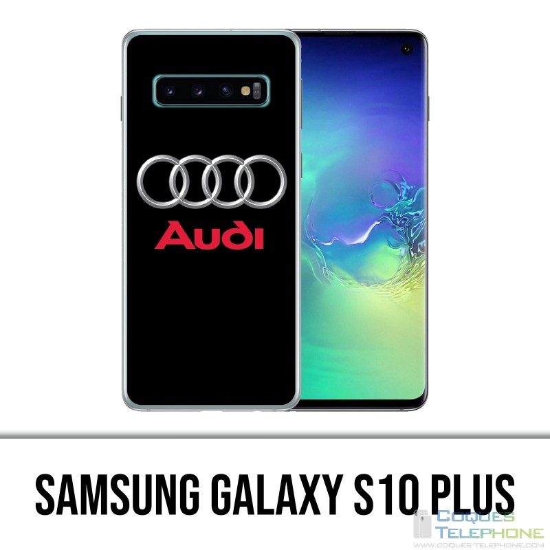 Custodia Samsung Galaxy S10 Plus - Audi Logo in metallo