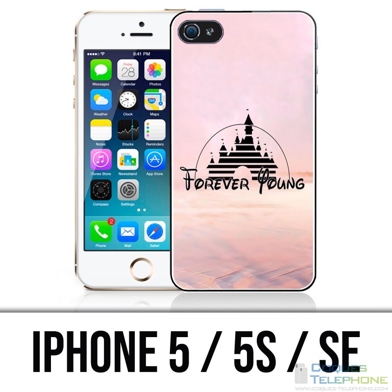 Funda iPhone 5 / 5S / SE - Disney Forver Young Illustration