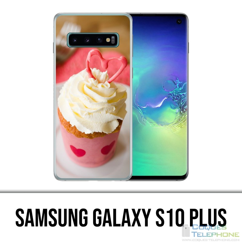 Samsung Galaxy S10 Plus Hülle - Pink Cupcake