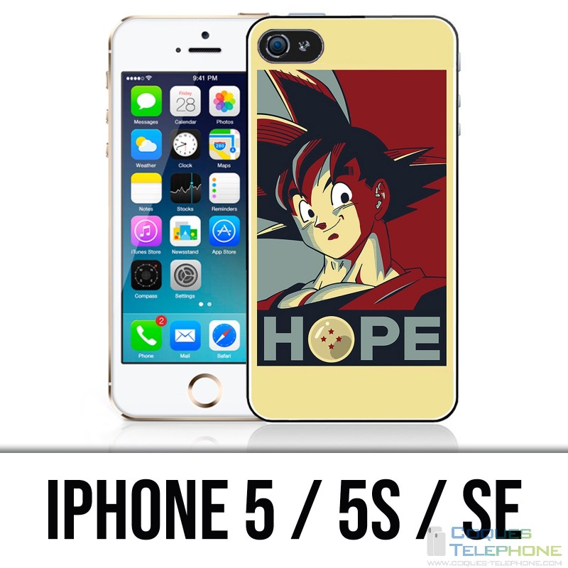 Coque iPhone 5 / 5S / SE - Dragon Ball Hope Goku