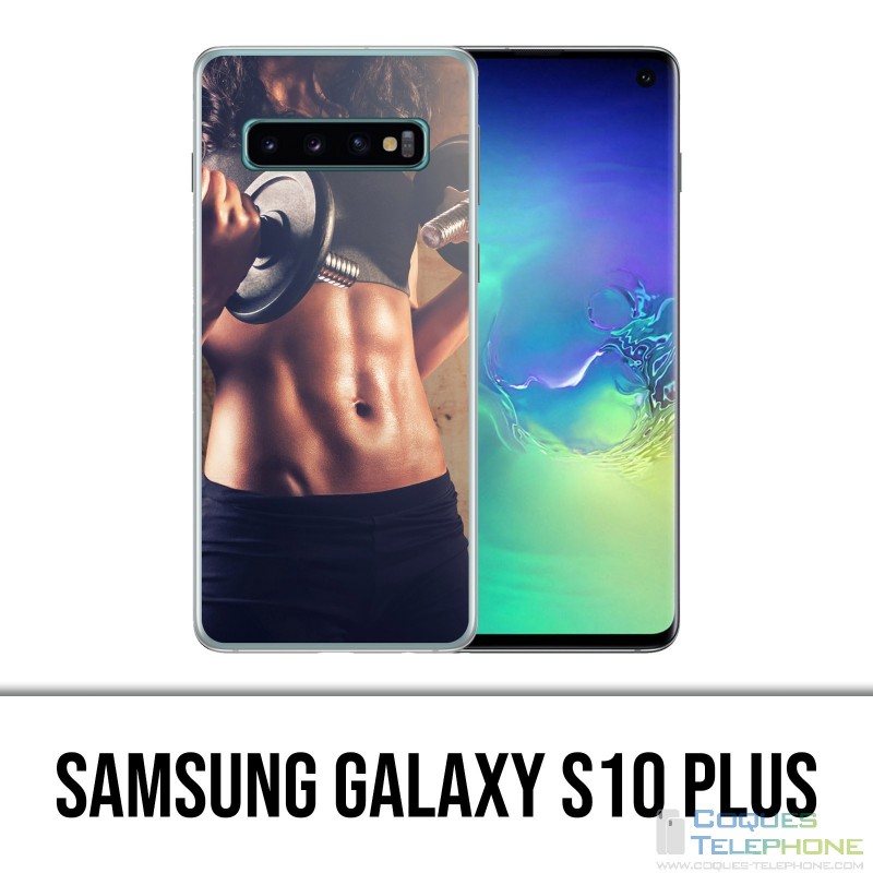 Carcasa Samsung Galaxy S10 Plus - Chica Culturismo