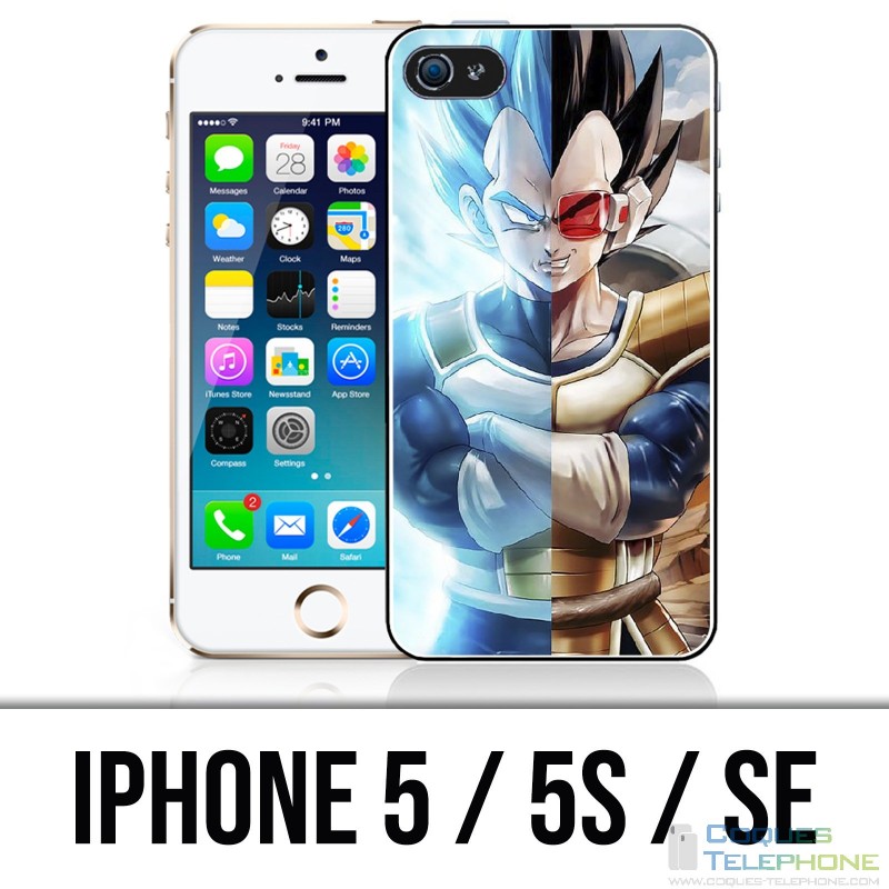 Coque iPhone 5 / 5S / SE - Dragon Ball Vegeta Super Saiyan