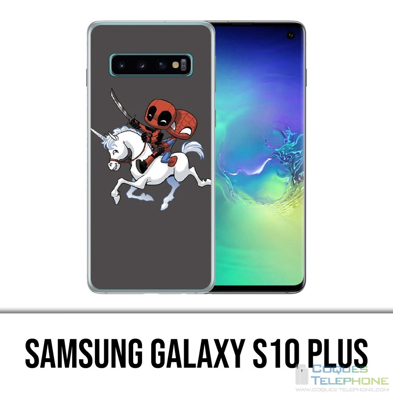 Custodia Samsung Galaxy S10 Plus - Unicorn Deadpool Spiderman