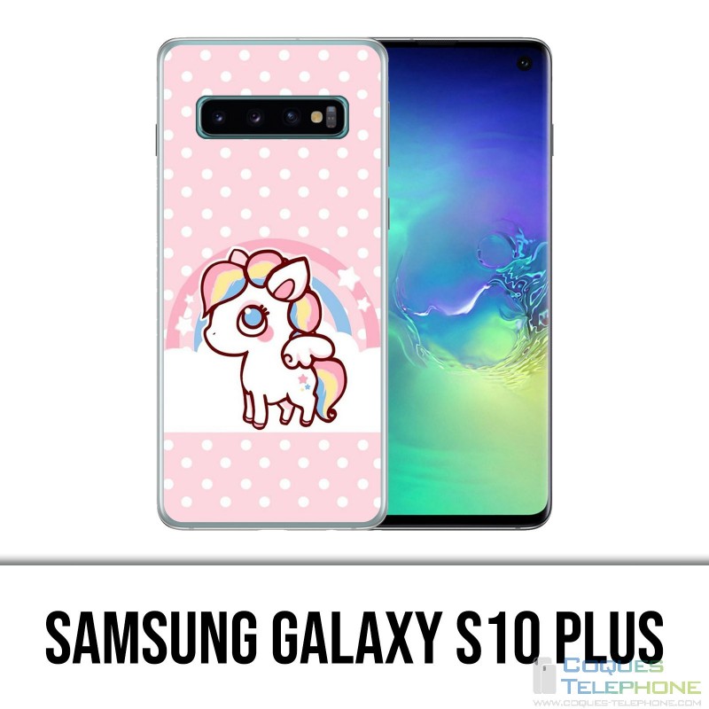 Samsung Galaxy S10 Plus Hülle - Kawaii Unicorn