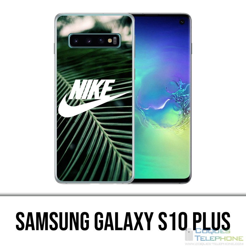 Coque Samsung Galaxy S10 PLUS - Nike Logo Palmier