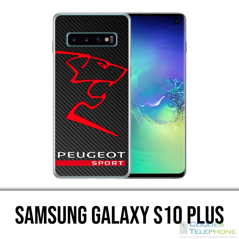 Carcasa Samsung Galaxy S10 Plus - Logotipo de Peugeot Sport