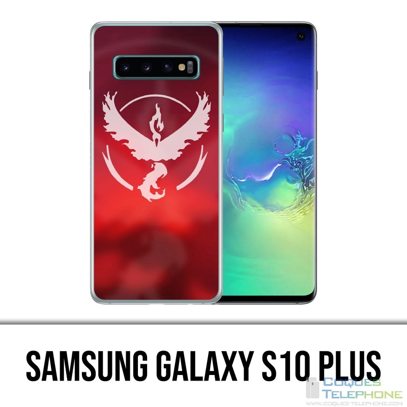 Samsung Galaxy S10 Plus Hülle - Pokémon Go Team Red