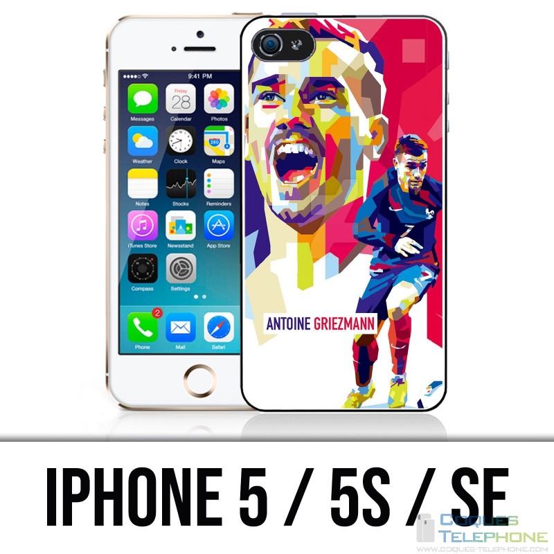 Custodia per iPhone 5 / 5S / SE - Football Griezmann