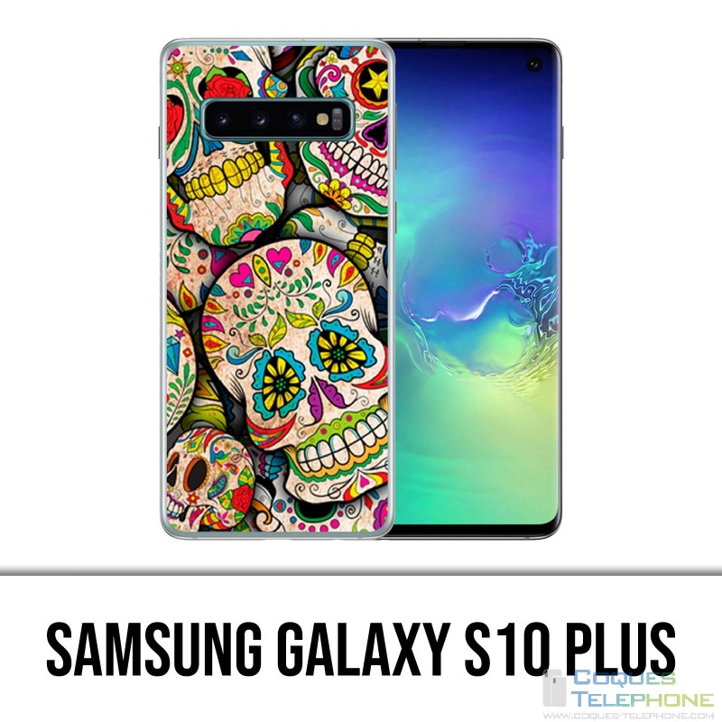 Carcasa Samsung Galaxy S10 Plus - Calavera de azúcar