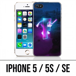 Coque iPhone 5 / 5S / SE - Fortnite Logo Glow