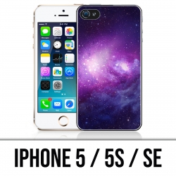 Custodia per iPhone 5 / 5S / SE - Galassia viola