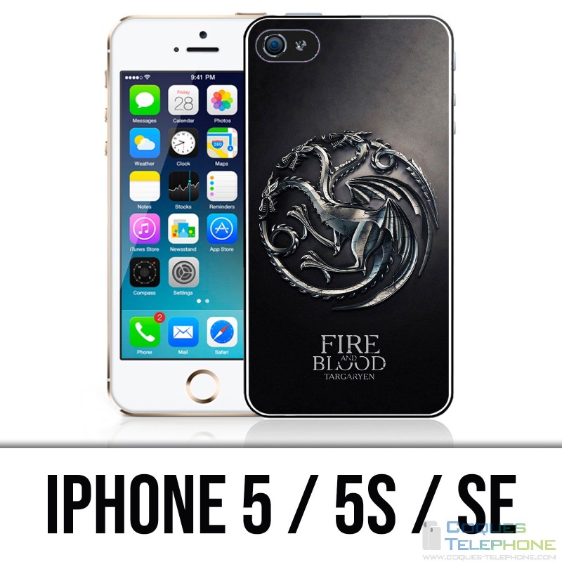 Coque iPhone 5 / 5S / SE - Game Of Thrones Targaryen