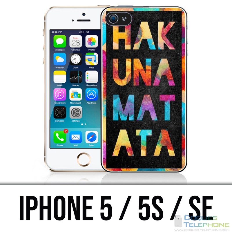 Coque iPhone 5 / 5S / SE - Hakuna Mattata