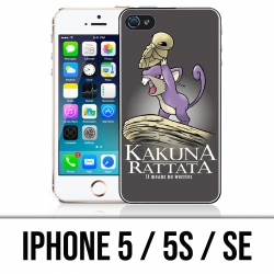 Custodia per iPhone 5 / 5S / SE - Pokemon King Lion Hakuna Rattata