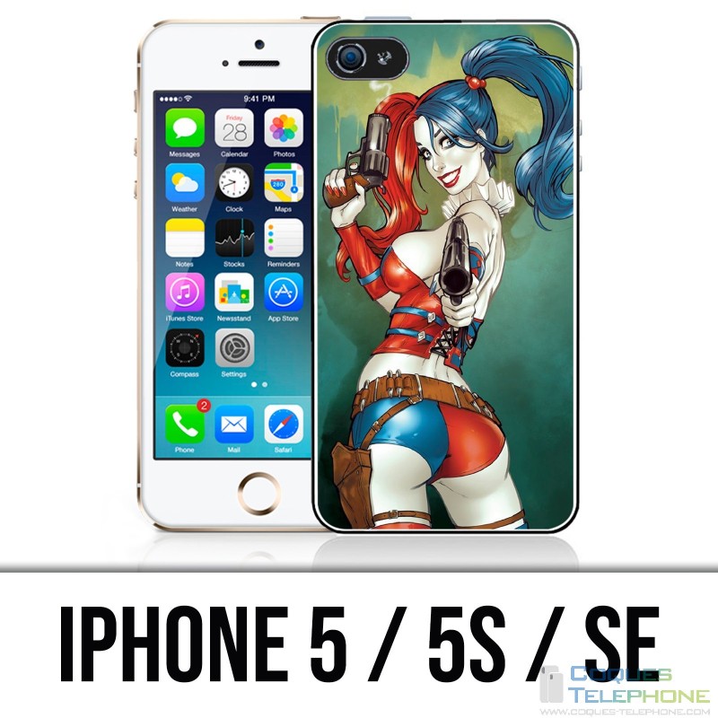 Coque iPhone 5 / 5S / SE - Harley Quinn Comics