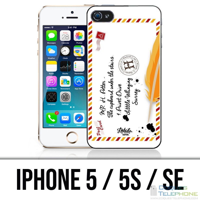 Funda iPhone 5 / 5S / SE - Harry Potter Letter Hogwarts