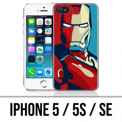 IPhone 5 / 5S / SE Hülle - Iron Man Design Poster