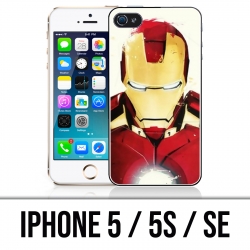 Coque iPhone 5 / 5S / SE - Iron Man Paintart