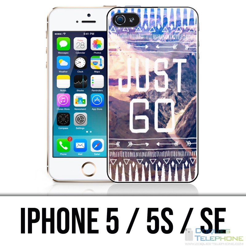 Coque iPhone 5 / 5S / SE - Just Go