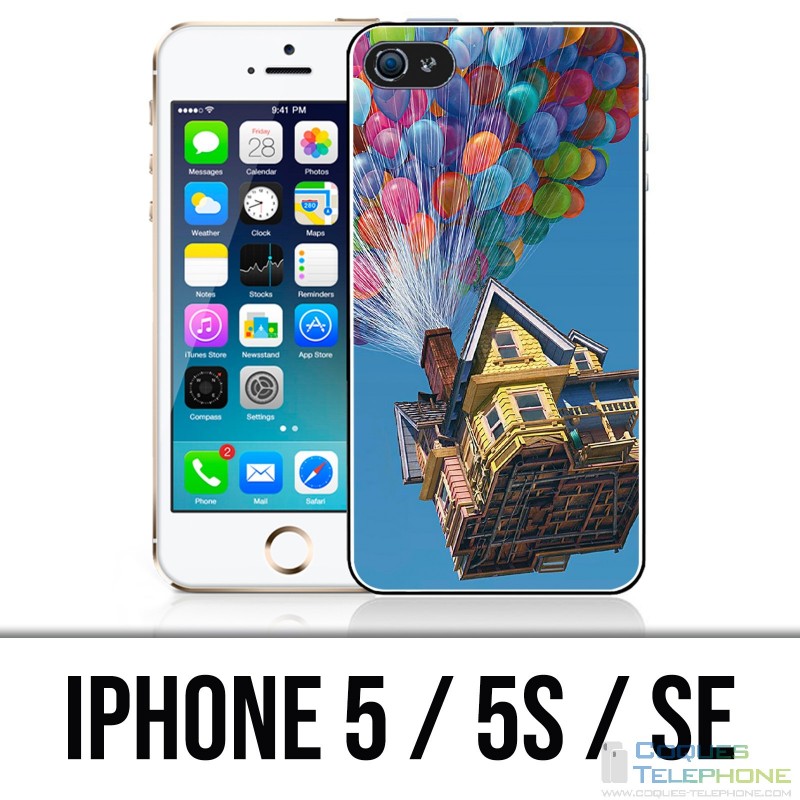 Funda iPhone 5 / 5S / SE - Los globos de la casa superior