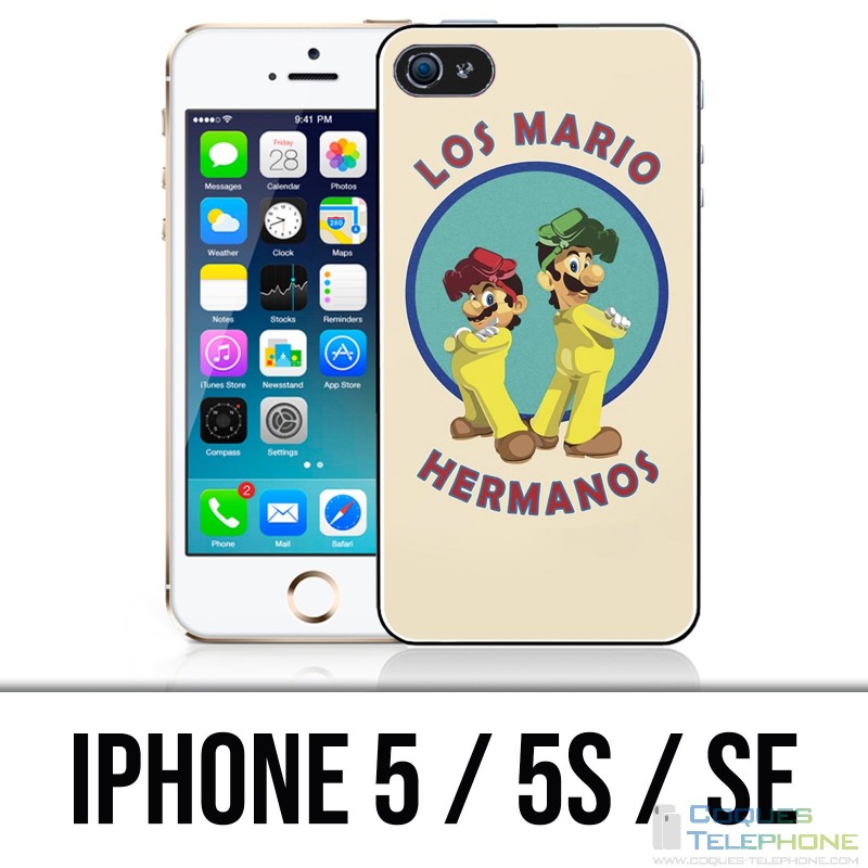 Coque iPhone 5 / 5S / SE - Los Mario Hermanos