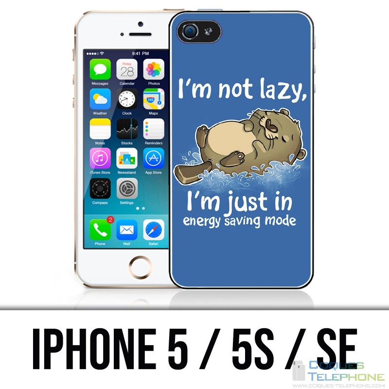 IPhone 5 / 5S / SE Fall - Loutre nicht faul