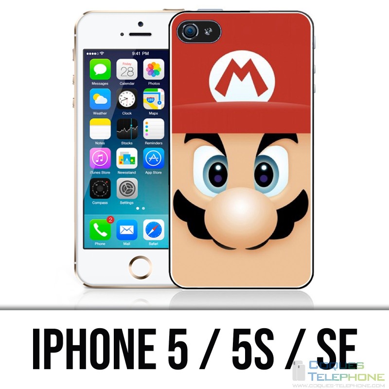 Custodia per iPhone 5 / 5S / SE - Mario Face