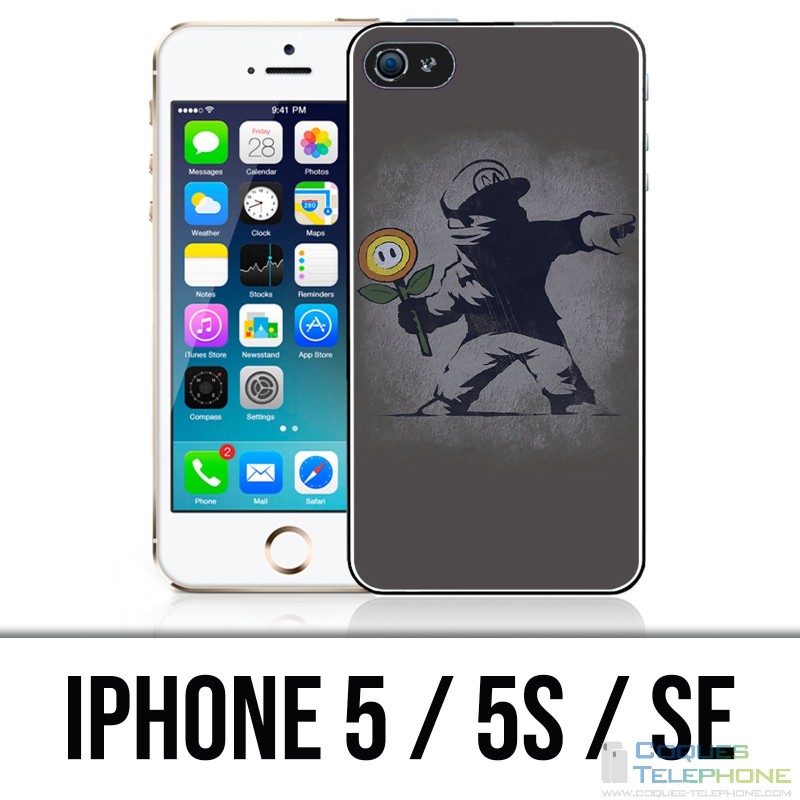 Coque iPhone 5 / 5S / SE - Mario Tag