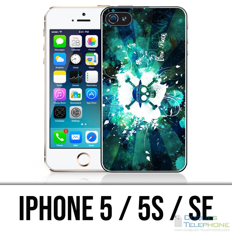 IPhone 5 / 5S / SE Hülle - One Piece Neon Green