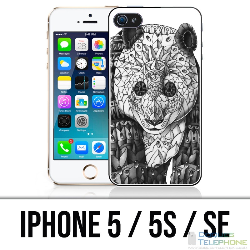 Custodia per iPhone 5 / 5S / SE - Panda Azteque