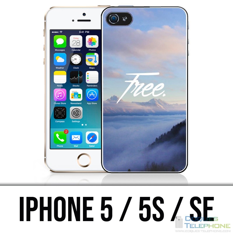 Custodia per iPhone 5 / 5S / SE - Mountain Landscape Free