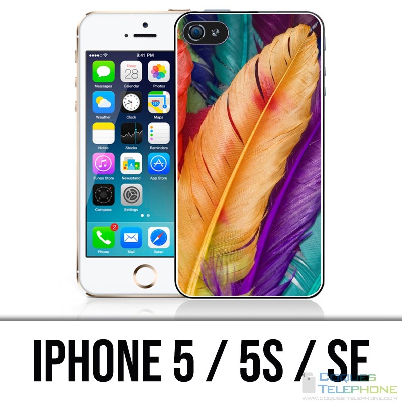 Custodia per iPhone 5 / 5S / SE - Piume