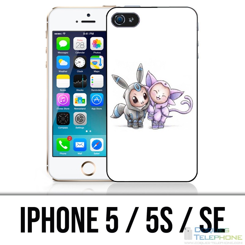 Coque iPhone 5 / 5S / SE - Pokémon bébé Mentali Noctali