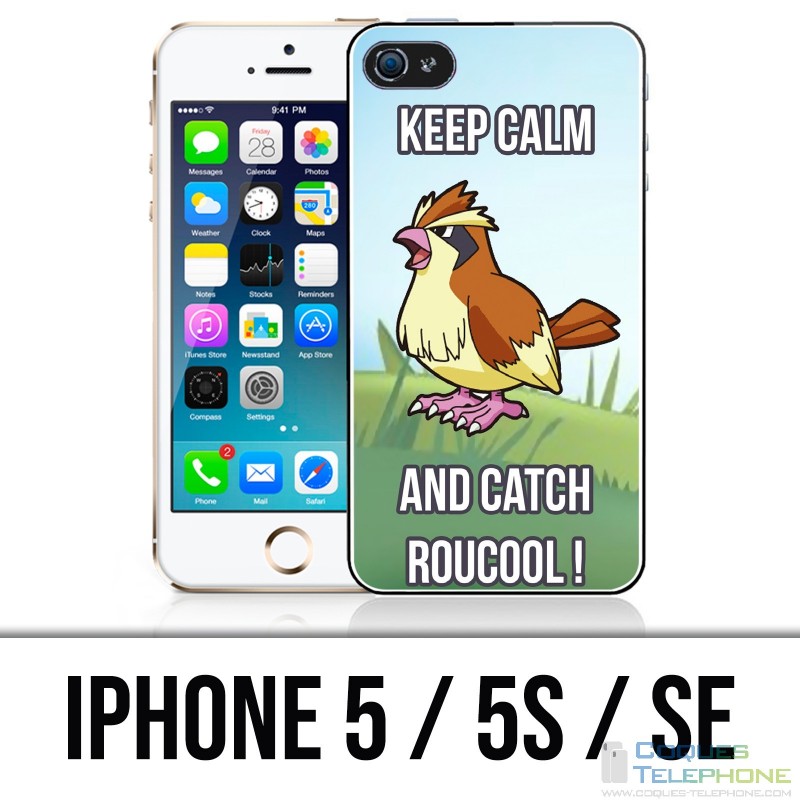 Coque iPhone 5 / 5S / SE - Pokémon Go Catch Roucool