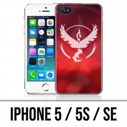 Coque iPhone 5 / 5S / SE - Pokémon Go Team Rouge