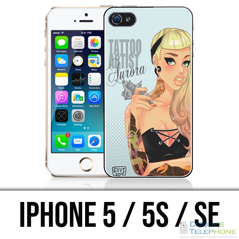 Custodia per iPhone 5 / 5S / SE - Princess Aurora Artist