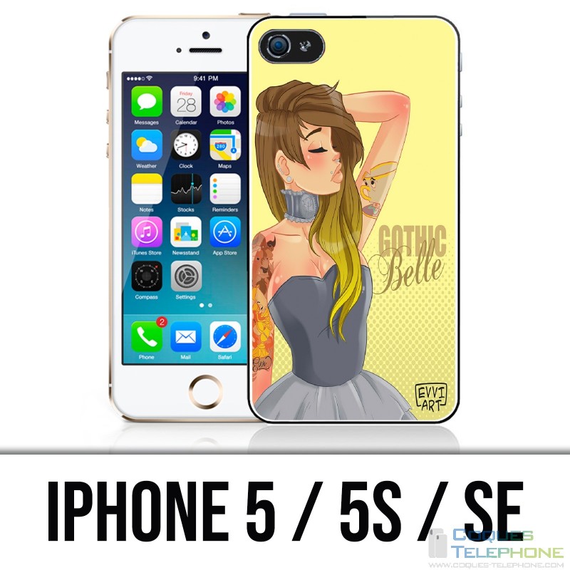 Coque iPhone 5 / 5S / SE - Princesse Belle Gothique